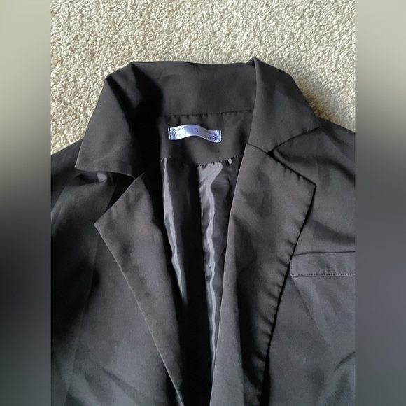 Black double breasted suit jacket - Picture 4 of 6